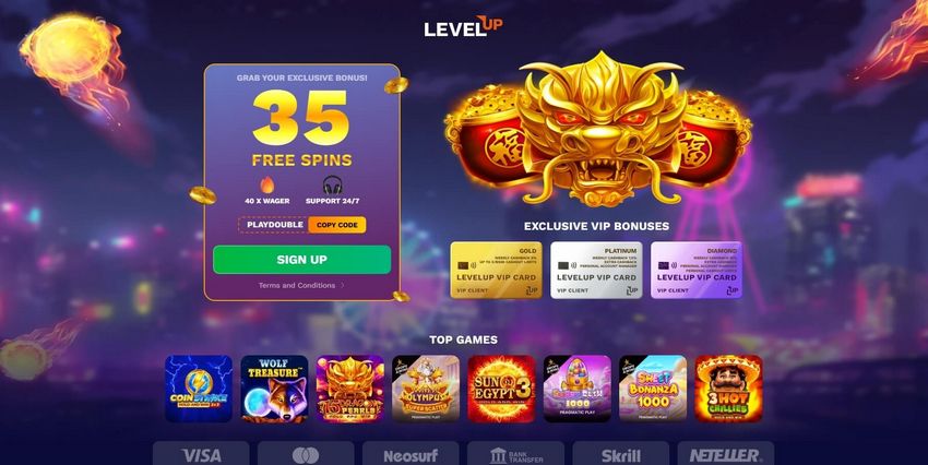LevelUp Casino Site Review 2026: Complete Overview of Games, Rewards, and Licensing